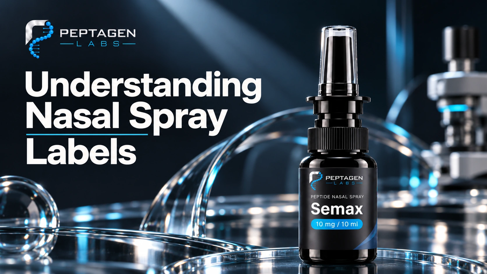 Editorial cover illustration for evaluating nasal spray strength and nominal spray-count claims